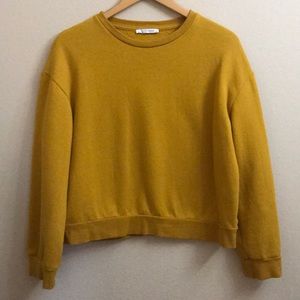 Mustard Zara Sweatshirt